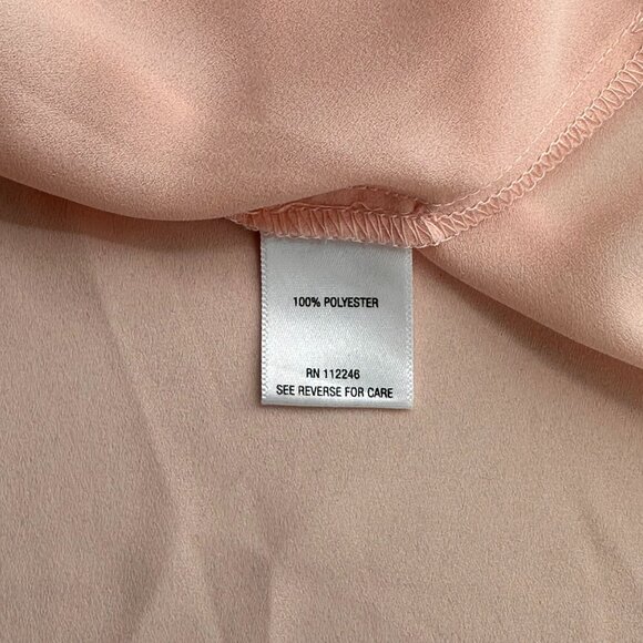 Sami & Jo Plus Size Sleeveless Blush Pink Top Pearl Accent Keyhole Neckline 1X - Picture 3 of 9